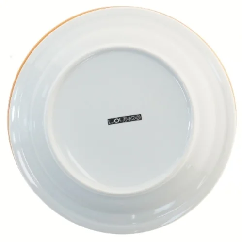 4 stk orange tallerkener Ø21 cm fra Lounge (str. 4 stk Ø 21 cm)