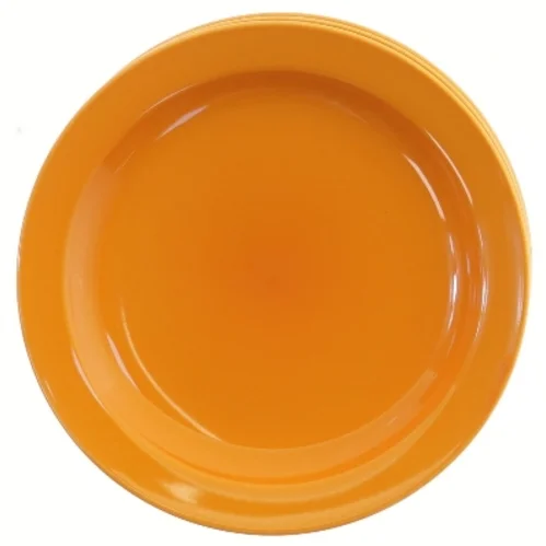 4 stk orange tallerkener Ø21 cm fra Lounge (str. 4 stk Ø 21 cm)