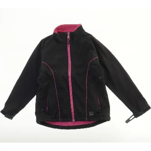 Sort softshelljakke med pink detaljer fra Master (str.  B 48 L 60 cm)