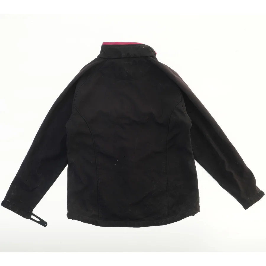 Sort softshelljakke med pink detaljer fra Master (str.  B 48 L 60 cm)