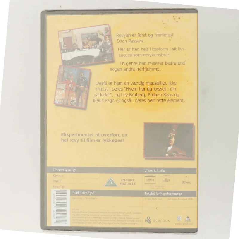 Cirkusrevyen 1967 med Dirch Passer (DVD)