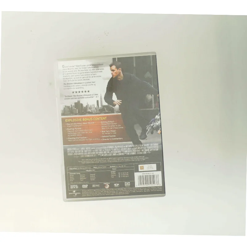 The Bourne Ultimatum med Matt Damon (DVD)