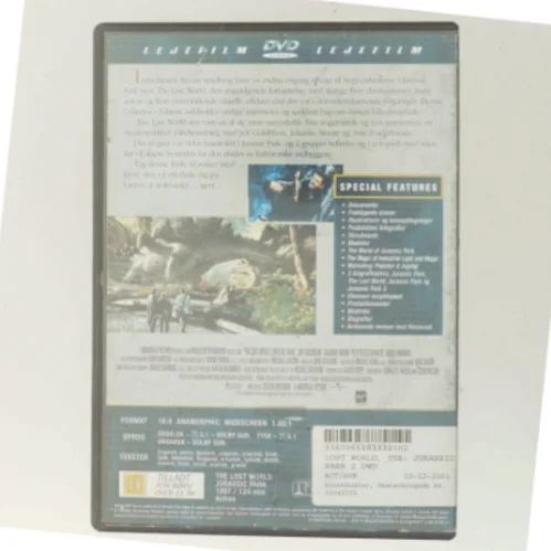 The Lost World: Jurassic Park med Jeff Goldblum (DVD)