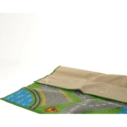 Legemåtte med vejbaner 130x75 cm (str. 130x75 cm)
