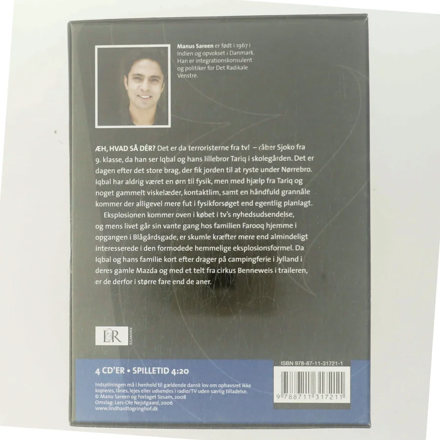 Iqbal Farooq og den sorte pjerrot af Manu Sareen (Bog)