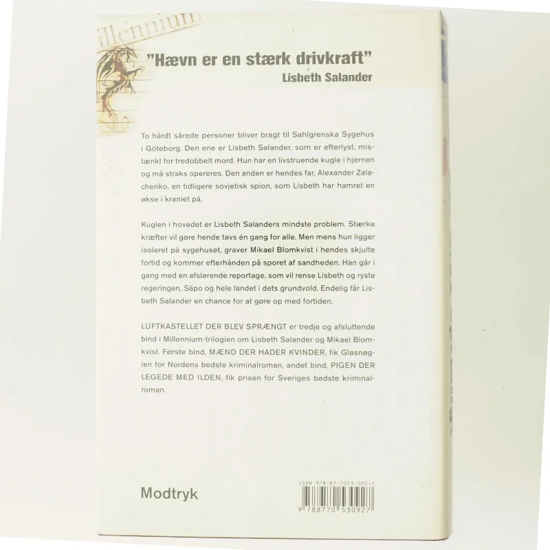 Luftkastelletderblevsprngt Stir up a Hornets' Nest of Girl. Shi Dige Larsen. the Danish Original. Hardcover](chinese Edition) af Stieg Larsson (Bog)