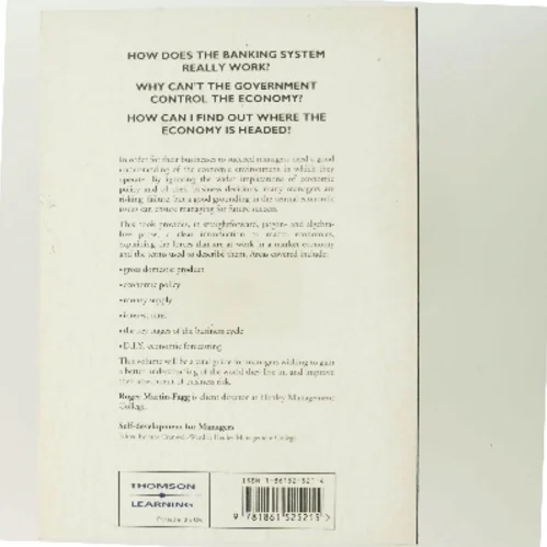 Making Sense of the Economy af Roger Martin-Fagg (Bog)