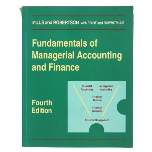 Fundamentals of Managerial Accounting and Finance bog (Bog)