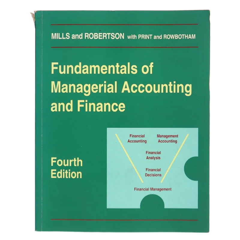 Fundamentals of Managerial Accounting and Finance bog (Bog)