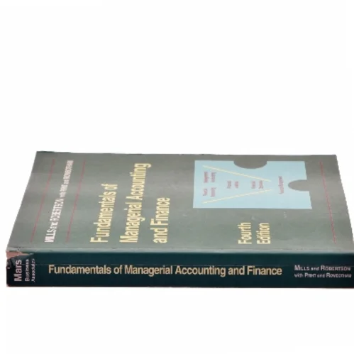 Fundamentals of Managerial Accounting and Finance bog (Bog)