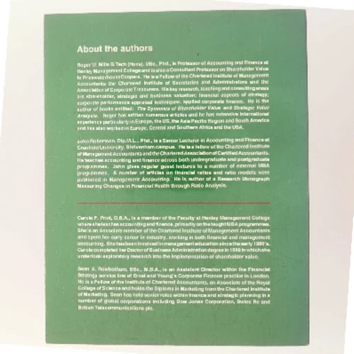 Fundamentals of Managerial Accounting and Finance bog (Bog)