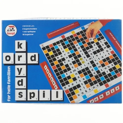 Ordkryds brætspil (str. 39x28 cm)
