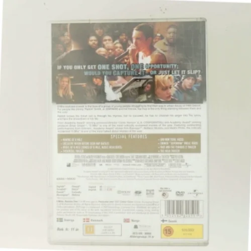 8 Mile                                        <span class="label label-blank pull-right" style="margin-right: 3px;">Oscar edition</span> med Eminem (DVD)