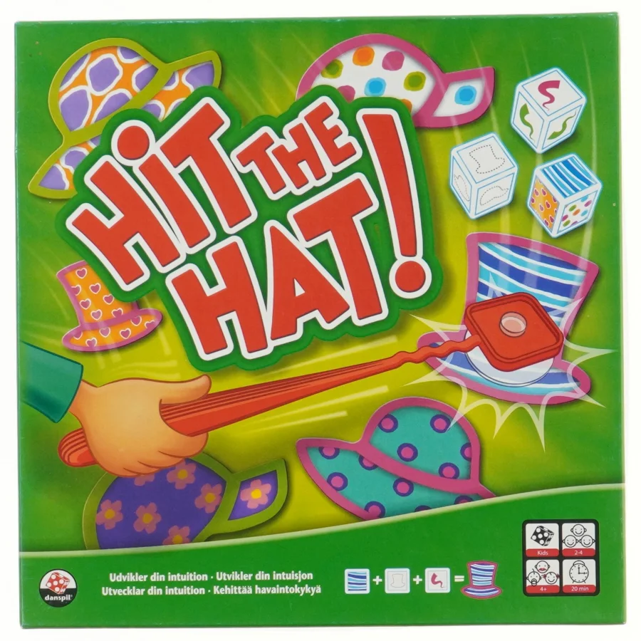 Hit the Hat brætspil (str. 27x27 cm)