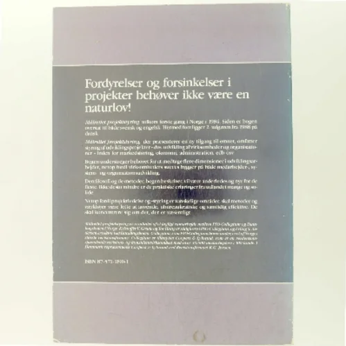 Målrettet projektstyring af Ikke angivet (Bog)