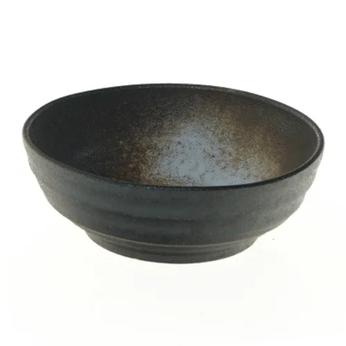 Sort keramisk skål Ø13 cm (str. Ø 13 cm)
