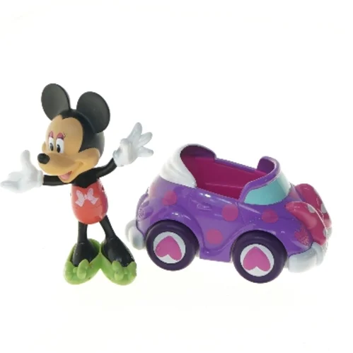 Disney figur med bil fra Disney (str. 15,5x11 & 15 cm)