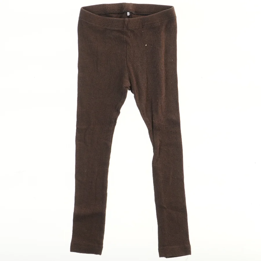 Brune ribleggings fra Name It (str. 104)