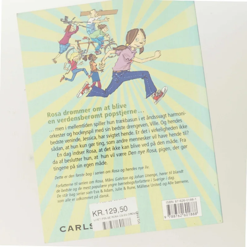 Rosa og en dregng der hedder Ville af Måns Gahrton (Bog)