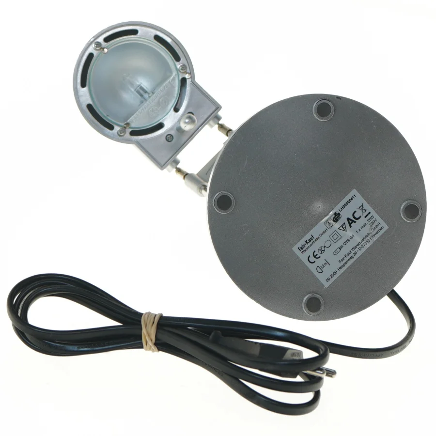 Bordlampe i metal fra Fair-kauf (str. 25 cm)