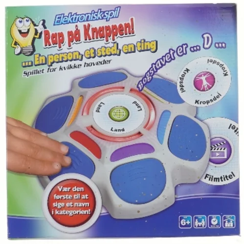 Elektronisk spil 'Rap på Knappen' (str. 27x27 cm)