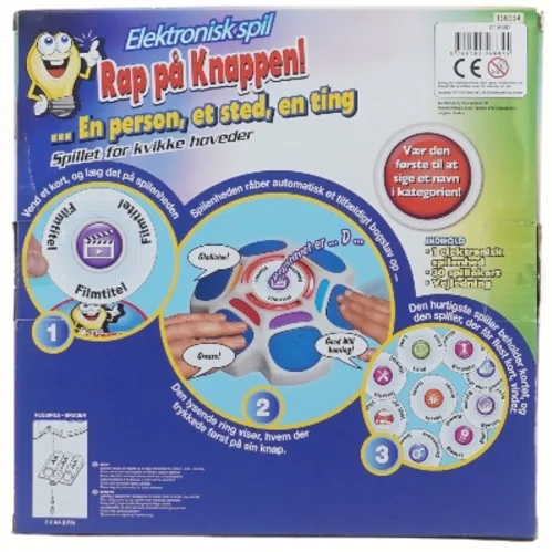 Elektronisk spil 'Rap på Knappen' (str. 27x27 cm)