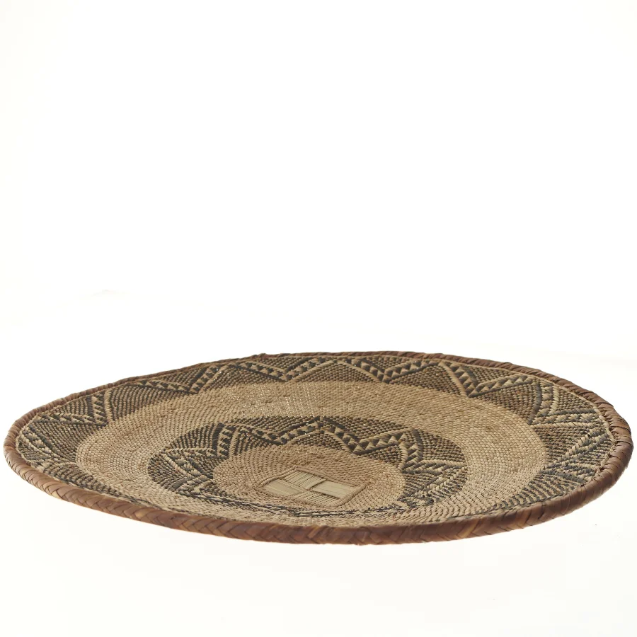 Flettet rund kurv (str. Ø 56 cm)