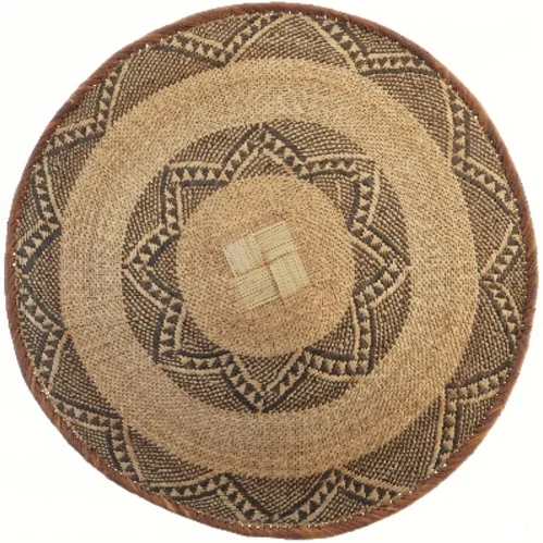 Flettet rund kurv (str. Ø 56 cm)