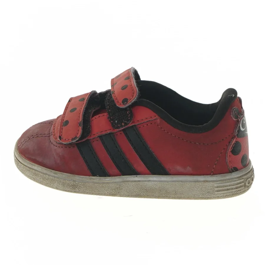 Adidas røde sneakers med mariehøne, str. 21 fra Adidas (str. 21 )