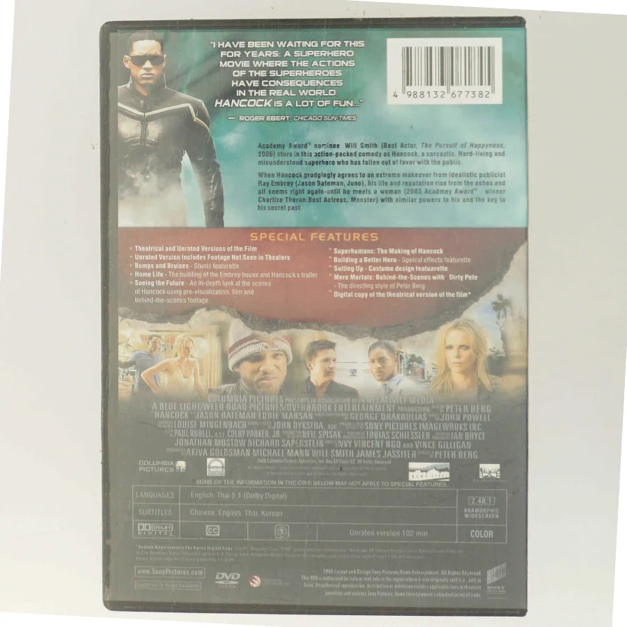 Hancock med Will Smith (DVD)