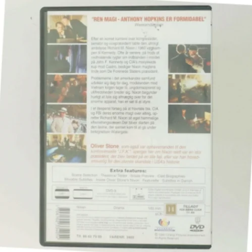 Nixon med Anthony Hopkins (DVD)
