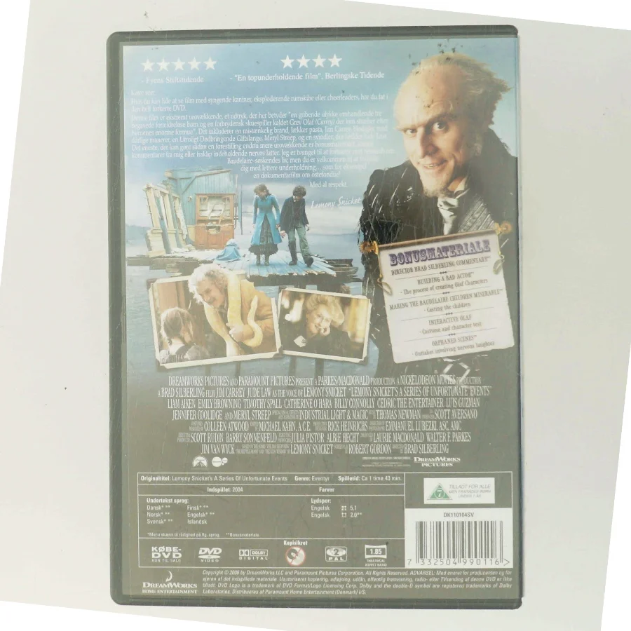 Én ulykke kommer sjældent alene med Jim Carrey (DVD)