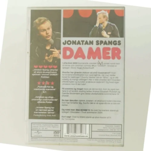 Jonatan Spang - Damer med Jonatan Spang (DVD)