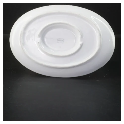 Porcelæn sovsekande med underkop fra Kahla (str. 22x15x9 cm)