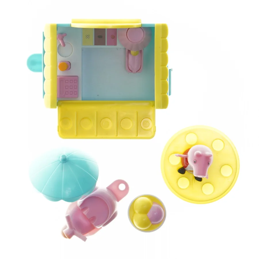 Legetøjs isbil med figurer fra Gurli Gris (str. 13x13 cm)