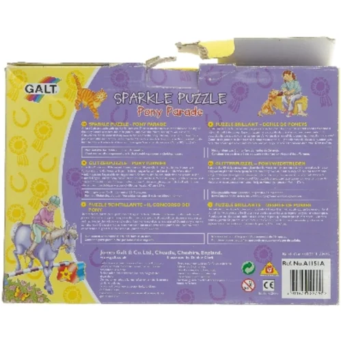 Galt Sparkle Puzzle Pony Parade fra Galt (str. 32x23 cm)