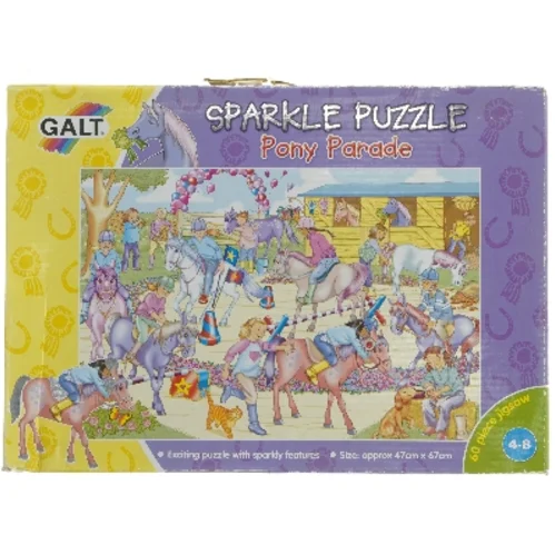 Galt Sparkle Puzzle Pony Parade fra Galt (str. 32x23 cm)