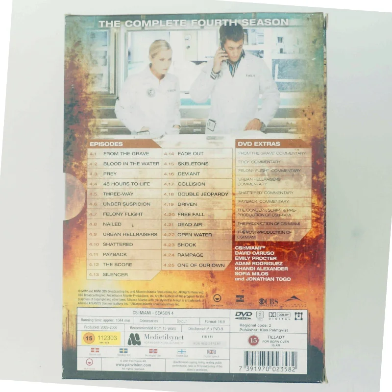 Season  4 med David Caruso (DVD)