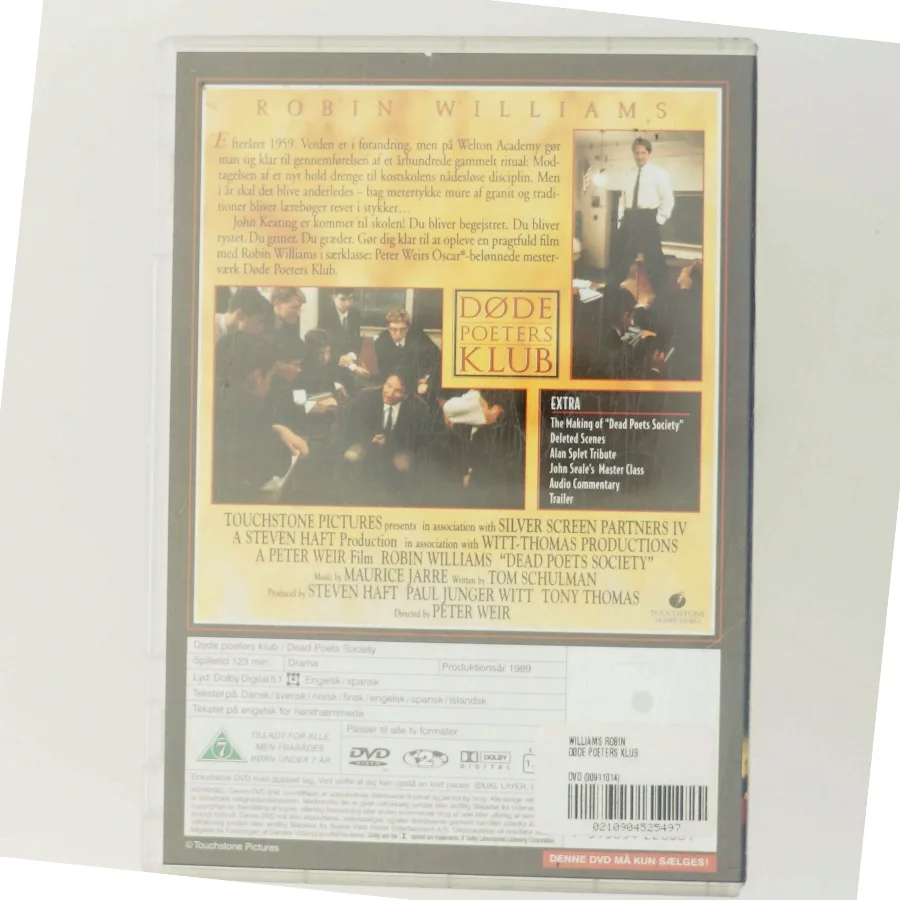 Døde Poeters Klub med Robin Williams (DVD)