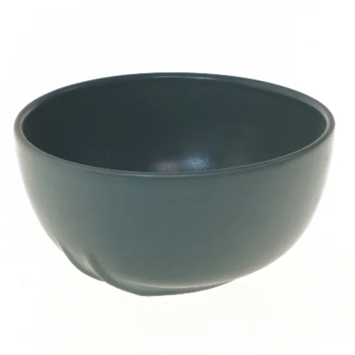 Mørkegrøn keramikskål Ø15 cm (str. Ø 15 cm)