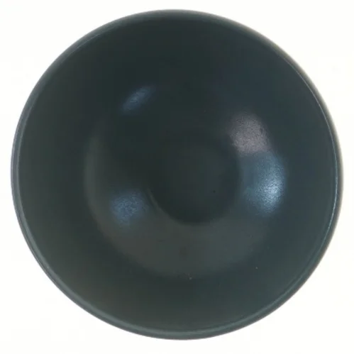 Mørkegrøn keramikskål Ø15 cm (str. Ø 15 cm)