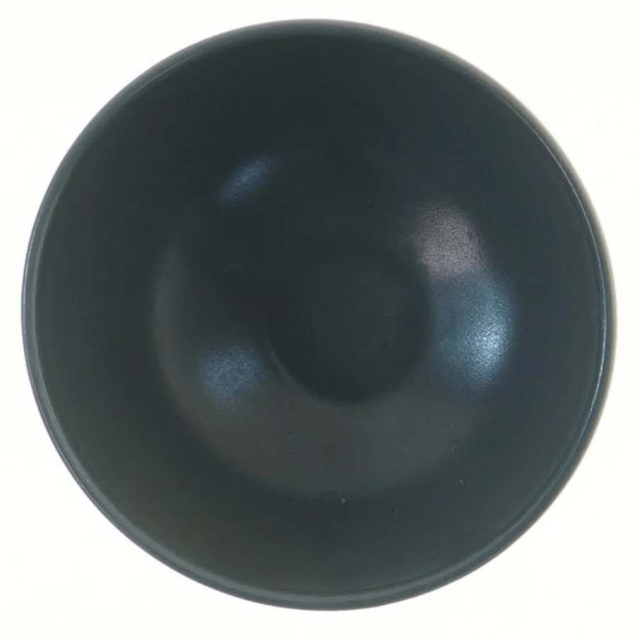Mørkegrøn keramikskål Ø15 cm (str. Ø 15 cm)