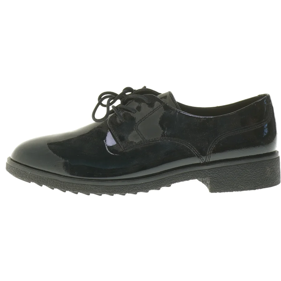 Sort klassisk sko fra Clanks (str. 42 )