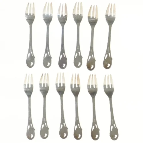 Sæt af 12 dessertgafler (str. 12 stk 15 cm)