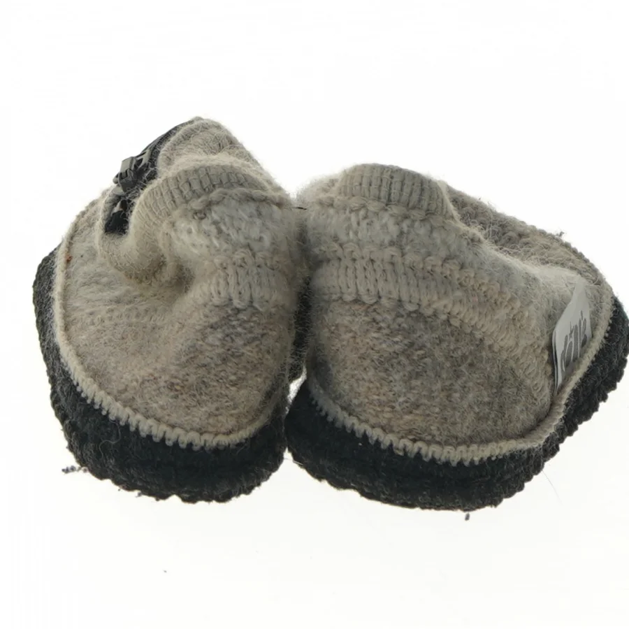 Grå hjemmesko til børn fra Dille (str. 21 )
