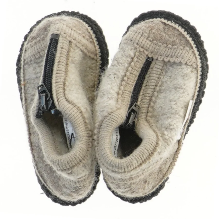 Grå hjemmesko til børn fra Dille (str. 21 )