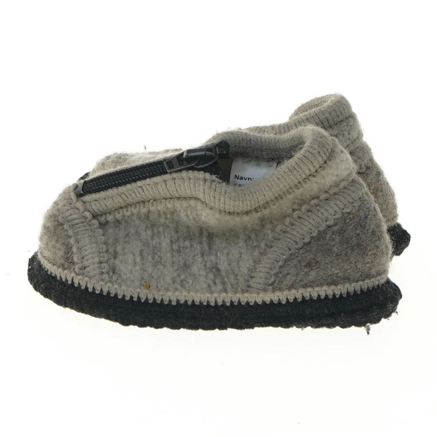 Grå hjemmesko til børn fra Dille (str. 21 )