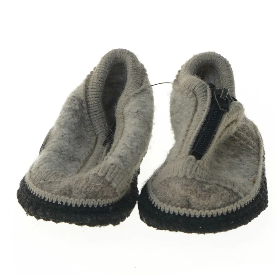 Grå hjemmesko til børn fra Dille (str. 21 )