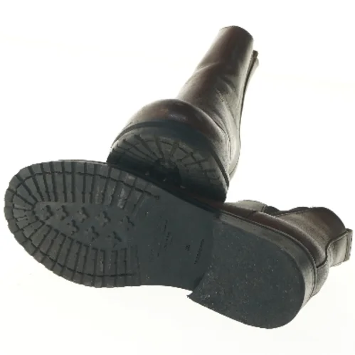 Brune læderstøvler størrelse 38 fra Royal Republio (str. 38 )