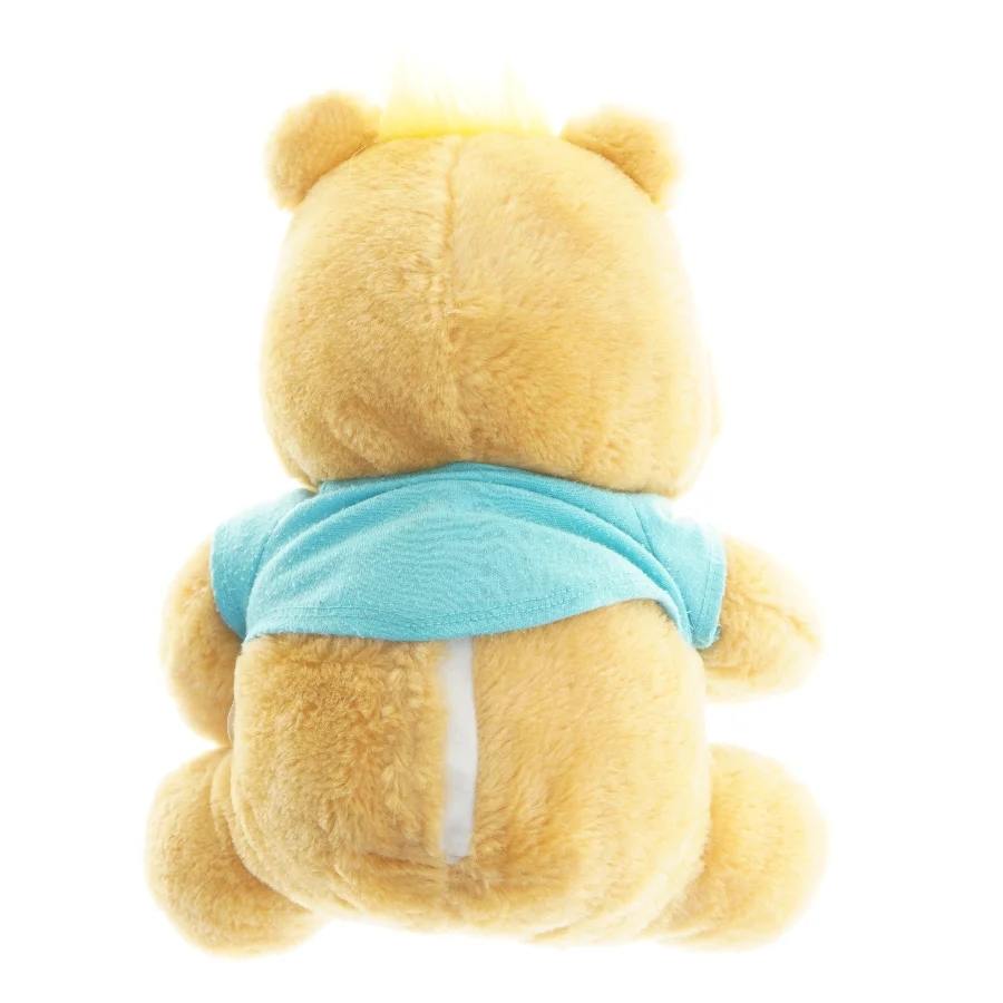 Bamse med blå trøje (str. 28 cm)